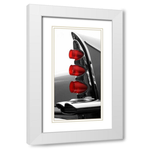 Gray Tailfin White Modern Wood Framed Art Print with Double Matting by McCarthy, Matt