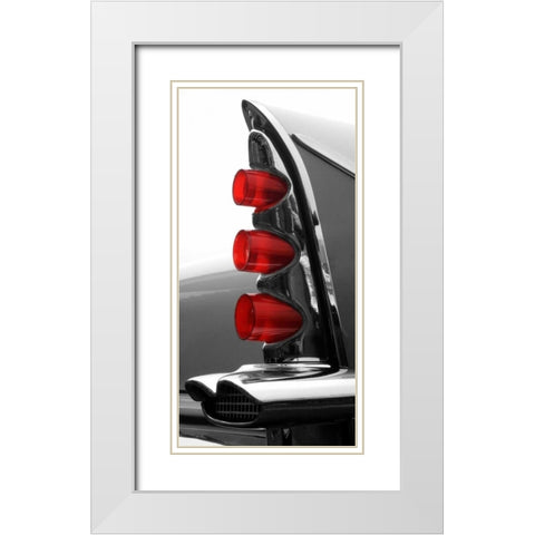 Gray Tailfin White Modern Wood Framed Art Print with Double Matting by McCarthy, Matt
