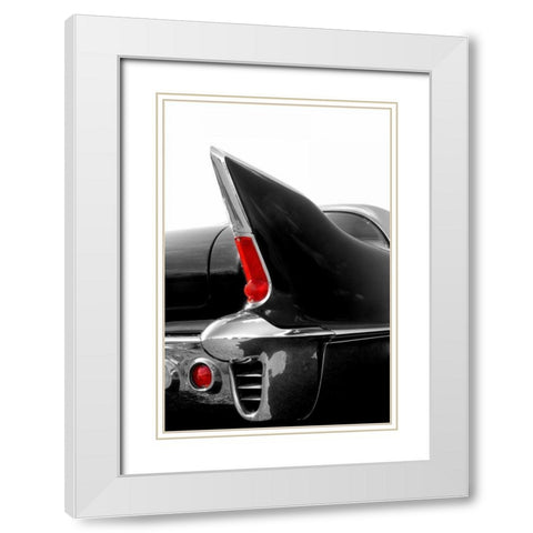 Black Tailfin White Modern Wood Framed Art Print with Double Matting by McCarthy, Matt