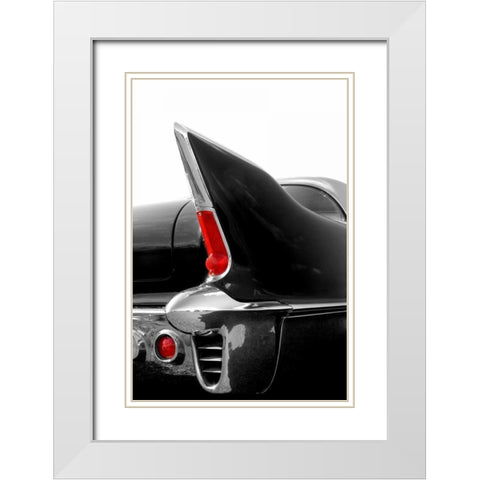 Black Tailfin White Modern Wood Framed Art Print with Double Matting by McCarthy, Matt