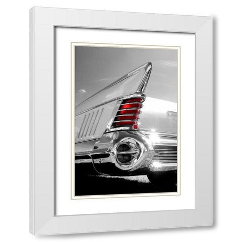 White Tailfin White Modern Wood Framed Art Print with Double Matting by McCarthy, Matt