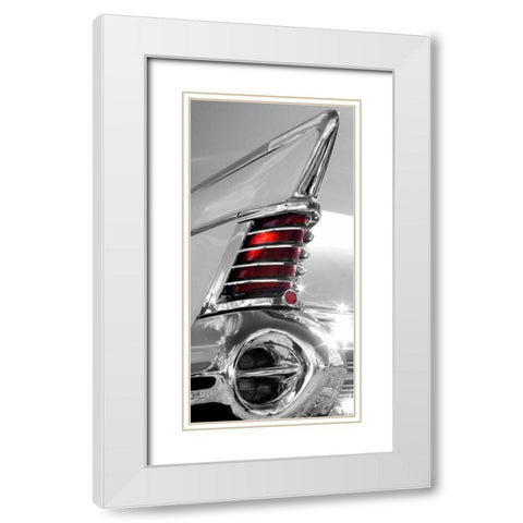 White Tailfin White Modern Wood Framed Art Print with Double Matting by McCarthy, Matt