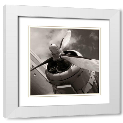 Towards the Sky White Modern Wood Framed Art Print with Double Matting by McCarthy, Matt