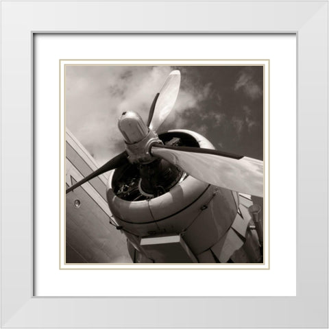 Towards the Sky White Modern Wood Framed Art Print with Double Matting by McCarthy, Matt