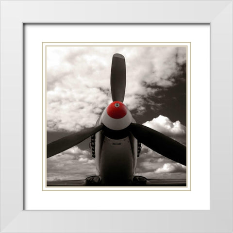 Flight Path White Modern Wood Framed Art Print with Double Matting by McCarthy, Matt