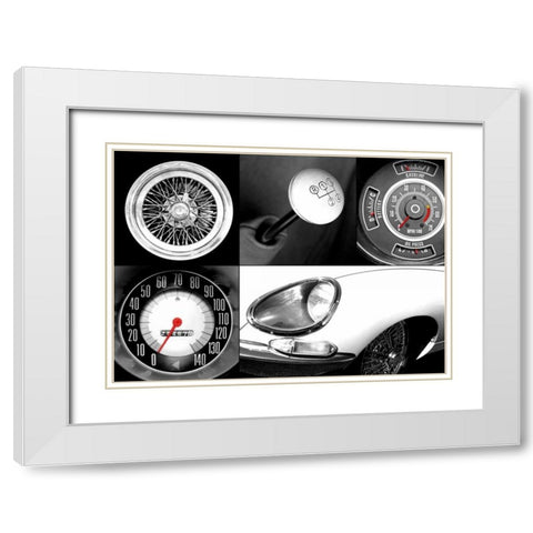 Speed  White Modern Wood Framed Art Print with Double Matting by McCarthy, Matt