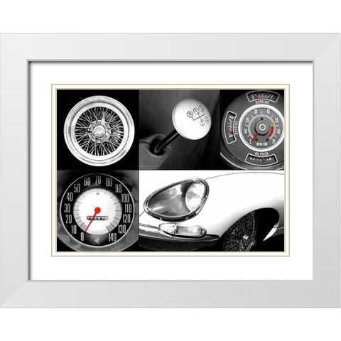 Speed  White Modern Wood Framed Art Print with Double Matting by McCarthy, Matt