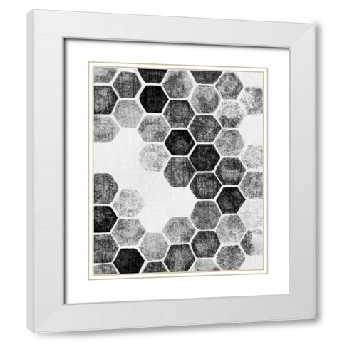 Natural Architecture 1  White Modern Wood Framed Art Print with Double Matting by Lentz, Edith