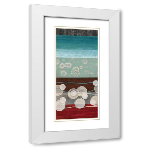 Light Flare 1 White Modern Wood Framed Art Print with Double Matting by Dascher, Dennis