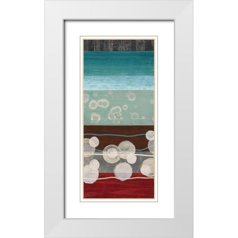 Light Flare 1 White Modern Wood Framed Art Print with Double Matting by Dascher, Dennis