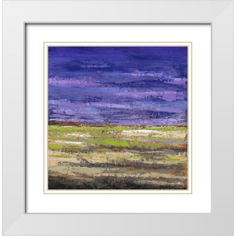 Rain At Twilight White Modern Wood Framed Art Print with Double Matting by Dascher, Dennis
