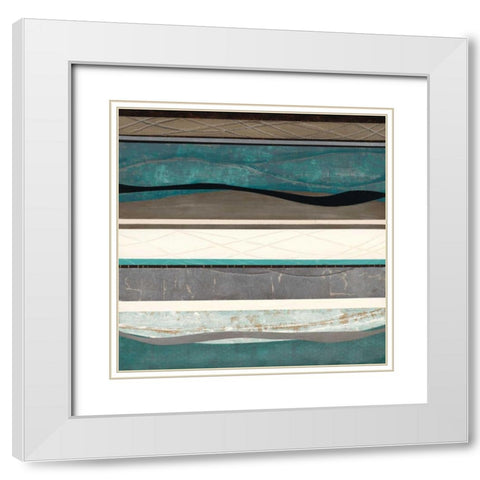 Air Stream 2 White Modern Wood Framed Art Print with Double Matting by Dascher, Dennis