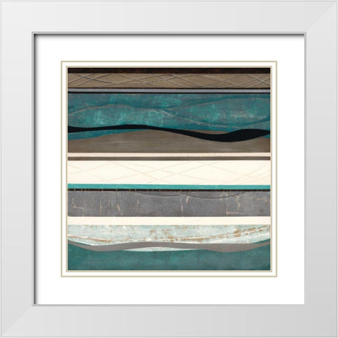 Air Stream 2 White Modern Wood Framed Art Print with Double Matting by Dascher, Dennis