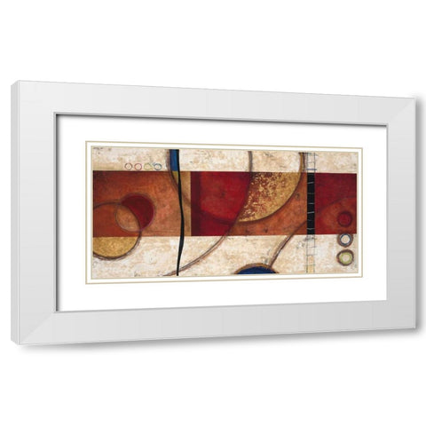 Musical Passage White Modern Wood Framed Art Print with Double Matting by Dascher, Dennis