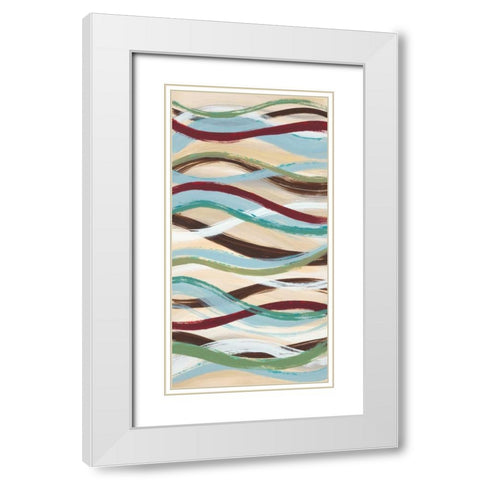 Catch the Wave 2 White Modern Wood Framed Art Print with Double Matting by Dascher, Dennis