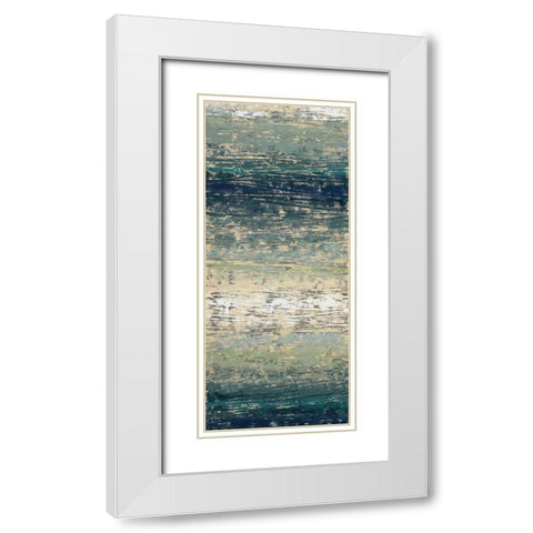 Mountain Breeze White Modern Wood Framed Art Print with Double Matting by Dascher, Dennis