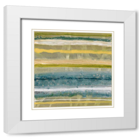 Woodlands 2 White Modern Wood Framed Art Print with Double Matting by Dascher, Dennis