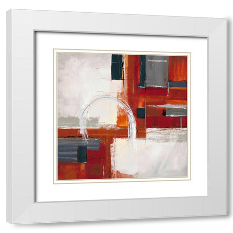 Exploration 1 White Modern Wood Framed Art Print with Double Matting by Dascher, Dennis