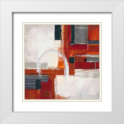 Exploration 1 White Modern Wood Framed Art Print with Double Matting by Dascher, Dennis