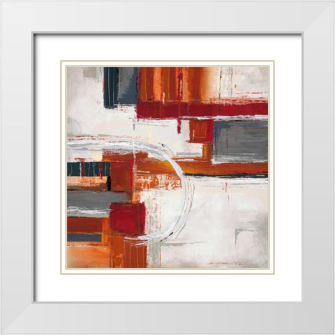 Exploration 2 White Modern Wood Framed Art Print with Double Matting by Dascher, Dennis