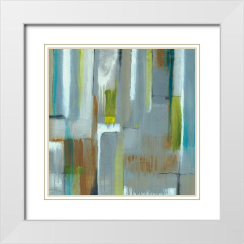 Crossroads 2 White Modern Wood Framed Art Print with Double Matting by Dascher, Dennis