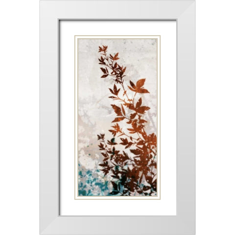 Whistling 2 White Modern Wood Framed Art Print with Double Matting by Roko, Ken