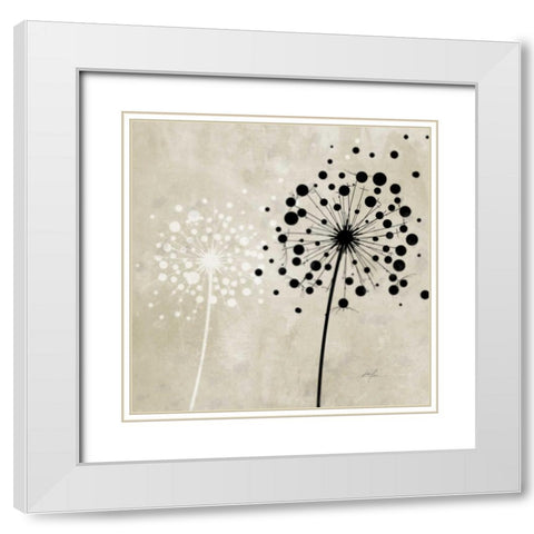 Fly High 1 White Modern Wood Framed Art Print with Double Matting by Roko, Ken