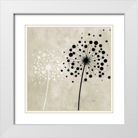 Fly High 1 White Modern Wood Framed Art Print with Double Matting by Roko, Ken