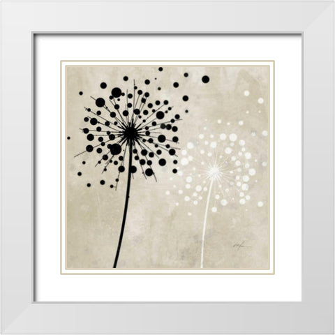 Fly High 2 White Modern Wood Framed Art Print with Double Matting by Roko, Ken