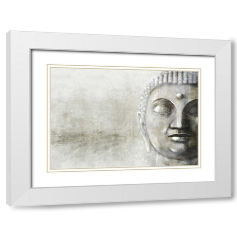 Peaceful Mind 2 White Modern Wood Framed Art Print with Double Matting by Roko, Ken