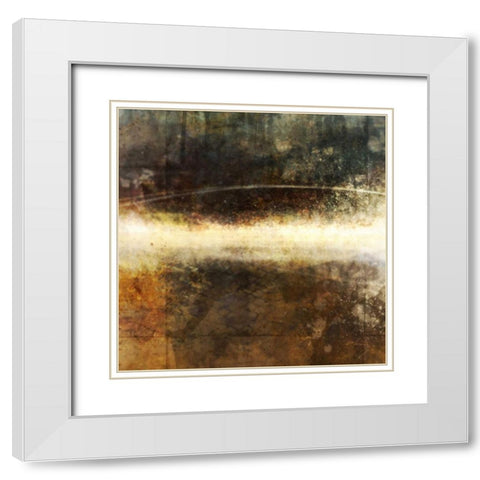 Streamline 2 White Modern Wood Framed Art Print with Double Matting by Roko, Ken