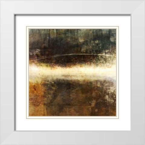 Streamline 2 White Modern Wood Framed Art Print with Double Matting by Roko, Ken