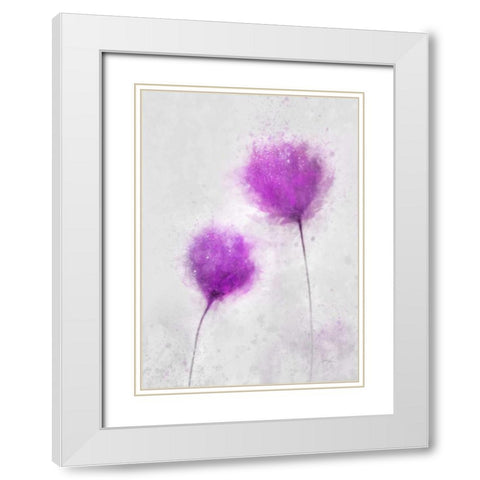 Eternal Spring 2 White Modern Wood Framed Art Print with Double Matting by Roko, Ken