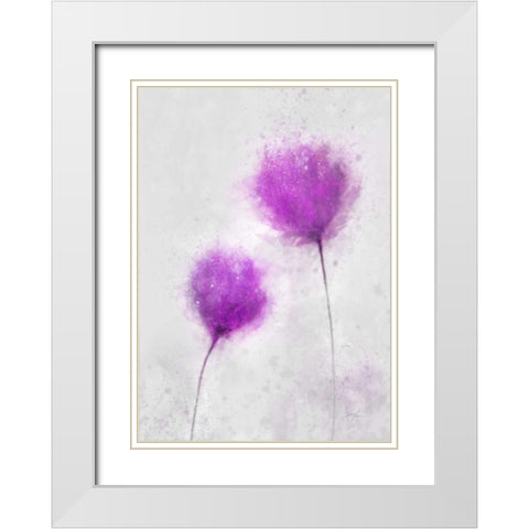 Eternal Spring 2 White Modern Wood Framed Art Print with Double Matting by Roko, Ken