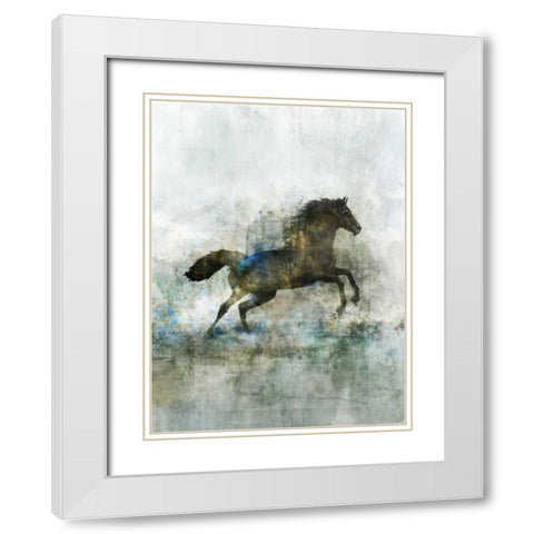 Lonestar 2 White Modern Wood Framed Art Print with Double Matting by Roko, Ken