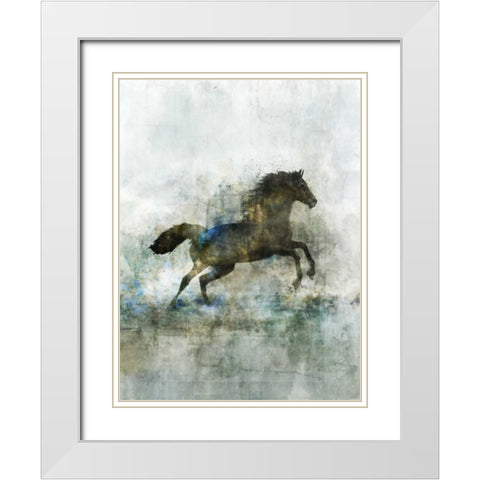 Lonestar 2 White Modern Wood Framed Art Print with Double Matting by Roko, Ken