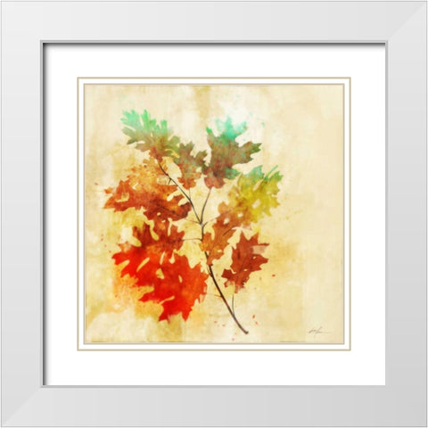 Vibrant Autumn 2 White Modern Wood Framed Art Print with Double Matting by Roko, Ken