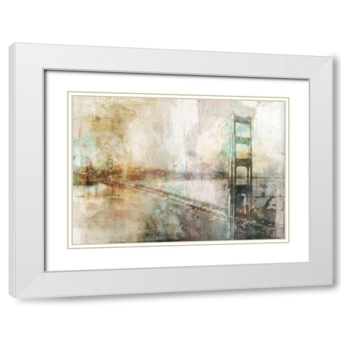 Industrial Impression White Modern Wood Framed Art Print with Double Matting by Roko, Ken