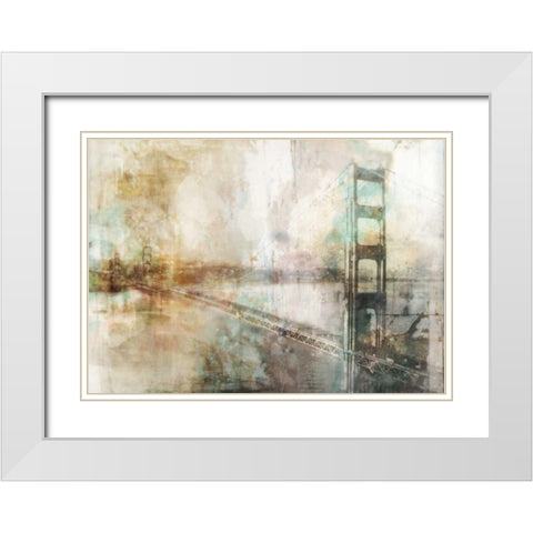 Industrial Impression White Modern Wood Framed Art Print with Double Matting by Roko, Ken