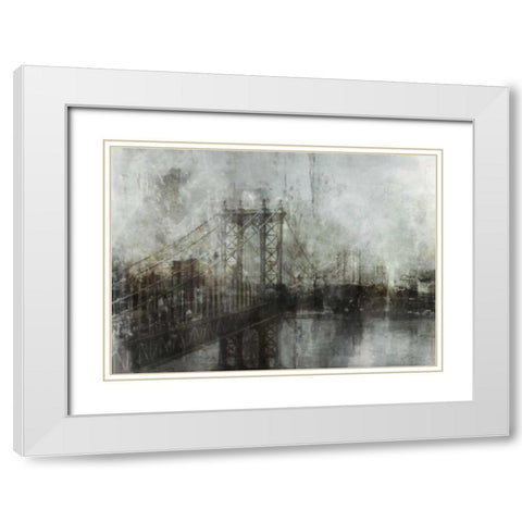 Industrial Mood White Modern Wood Framed Art Print with Double Matting by Roko, Ken