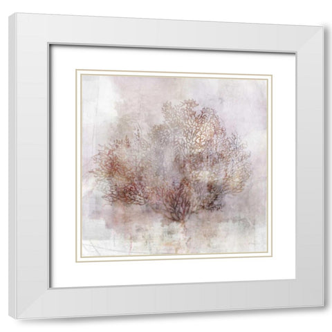 Coastal Mist Sea Fan White Modern Wood Framed Art Print with Double Matting by Roko, Ken