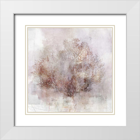 Coastal Mist Sea Fan White Modern Wood Framed Art Print with Double Matting by Roko, Ken