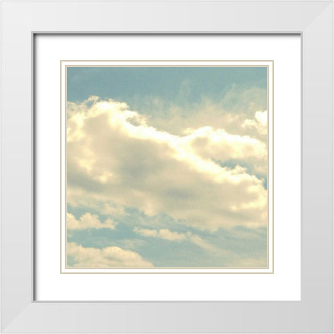 Glorious Sky White Modern Wood Framed Art Print with Double Matting by Dvorak, Vicki