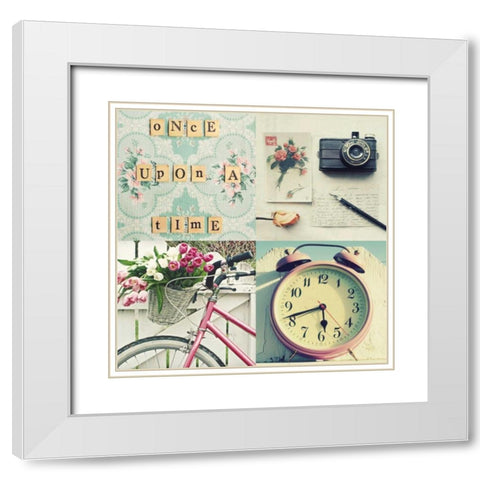 Once Upon A Time White Modern Wood Framed Art Print with Double Matting by Dvorak, Vicki