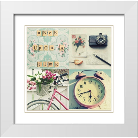 Once Upon A Time White Modern Wood Framed Art Print with Double Matting by Dvorak, Vicki