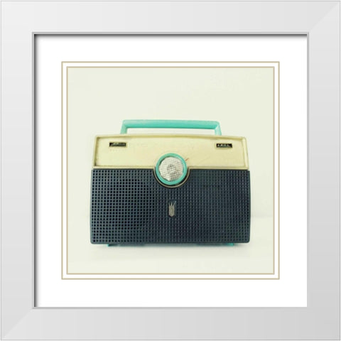 Mint Chocolate White Modern Wood Framed Art Print with Double Matting by Dvorak, Vicki