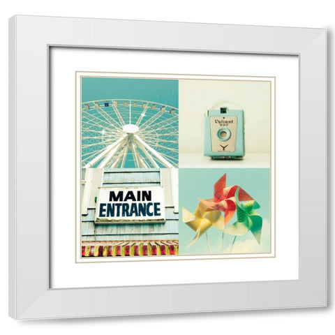 Great Day White Modern Wood Framed Art Print with Double Matting by Dvorak, Vicki