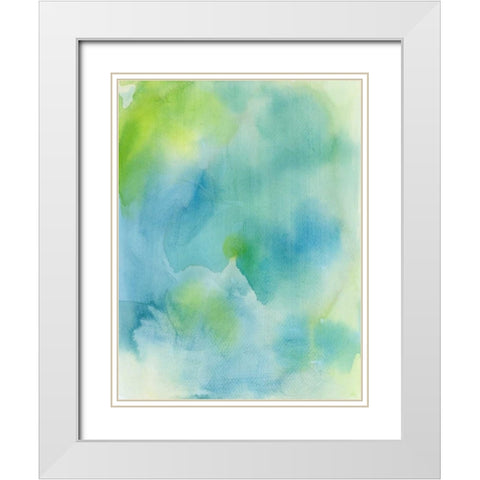 Garden Abstraction 10 White Modern Wood Framed Art Print with Double Matting by Buddenhaugen, Sophia