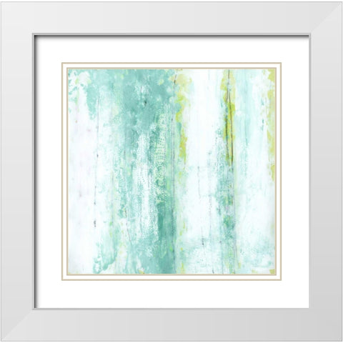 Garden Abstraction 16 White Modern Wood Framed Art Print with Double Matting by Buddenhaugen, Sophia