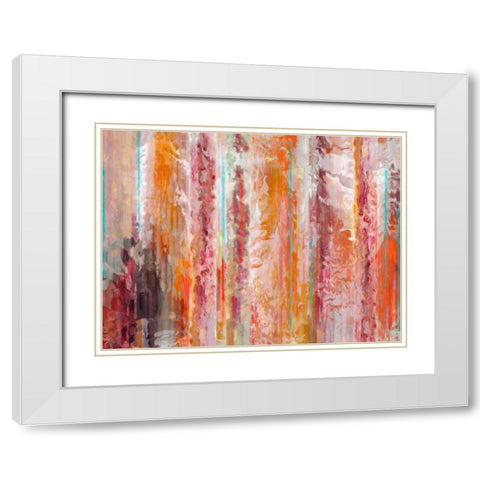 Passion White Modern Wood Framed Art Print with Double Matting by Kaplinsky, Matt